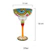 Handmade Colored Drawing Cocktail Cup Europe Goblet Cup Champagne Cup Wine Glasses Bar Party Home Drink Ware Wedding Gifts