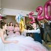Happy Koko Super Giant Wedding Balloons with Pump, Garland, Ring, Pre-wedding Photoshoot Item, Wedding Decorations, Accessories, Accessories Set (4 Su