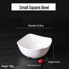 Qianxing A8 White Melamine Square Serving Bowls