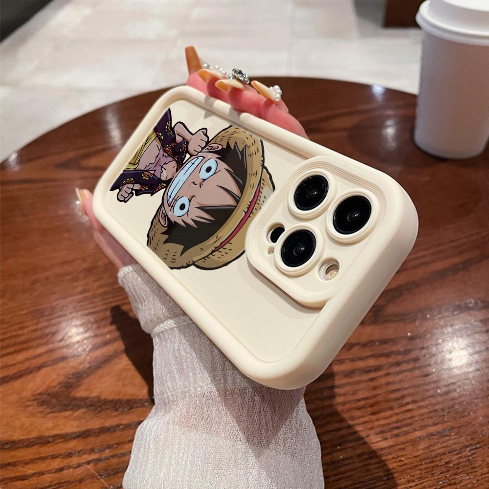 LZ28 One Piece Luffy Gear 5 Silicone Phone Case for SamsungA15 A35 S24 S23 Ultra S22 S21 Plus S20 FE A05 A06 A54 A55 A53 A14 M15 Shockproof Back Cover