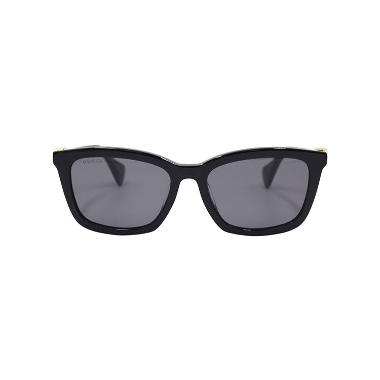 Gucci Logo Rectangle Sunglasses Women Sunglasses Black GG1596SK