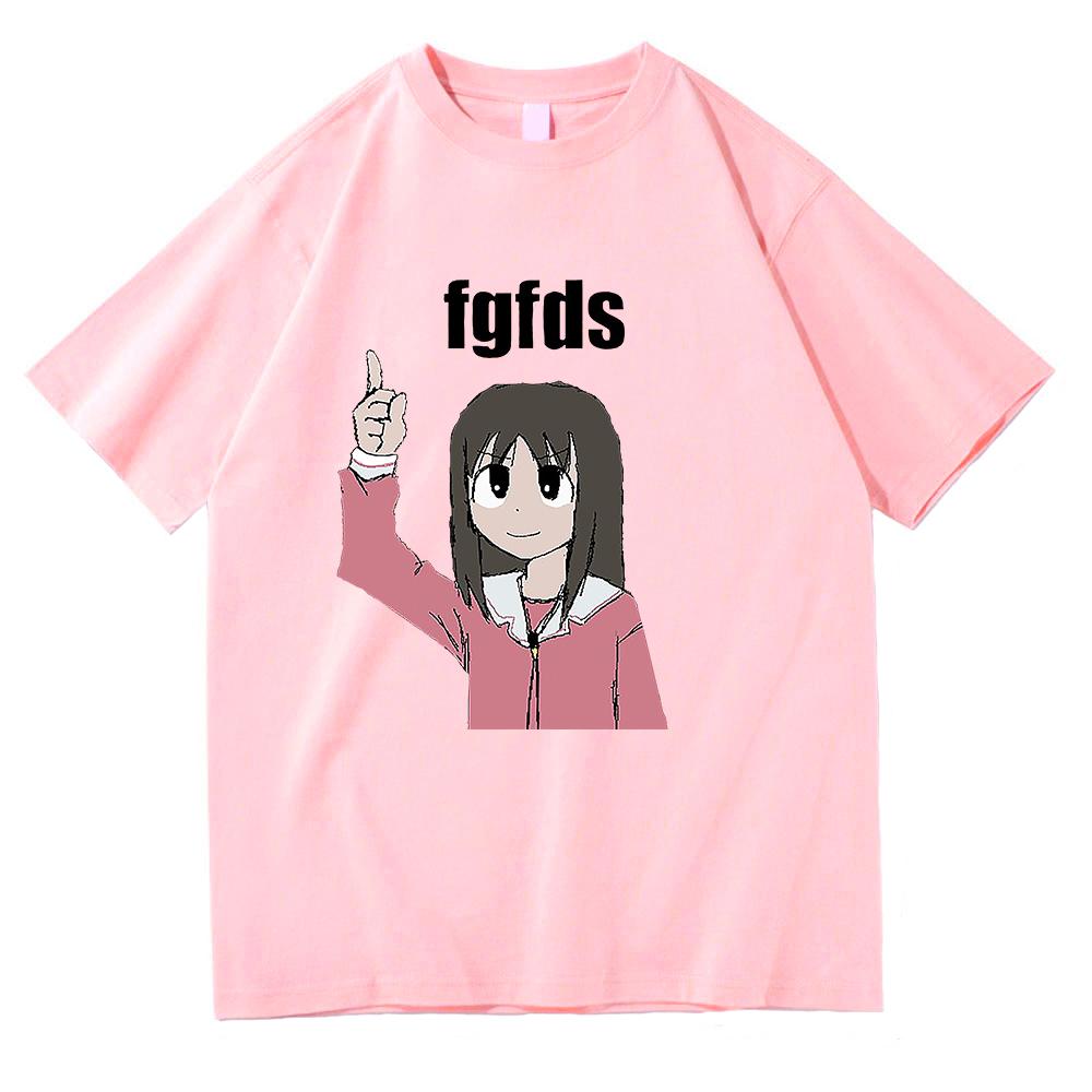 Рубашка Azumanga Daioh Ayumu Kasuga хлопковая летняя футболка унисекс с короткими рукавами футболка Kawaii Penguin с графическим принтом мужскаяженская футболка 4XL розовый 1090₽