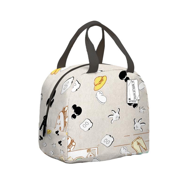 Digital Full Print Lunch Bag Children'S Meal Bag Student Picnic Bag Thermal Insulation Bag Bento Bag Handbag