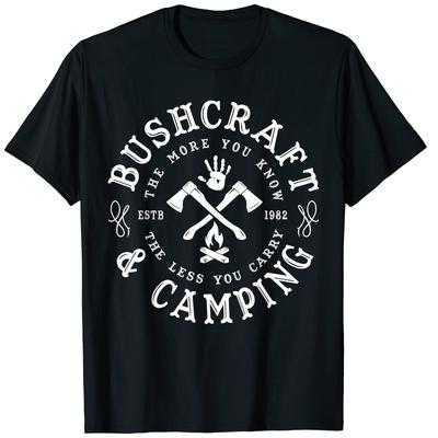 Camping Bushcraft Survival T Shirt New 100 Cotton Short Sleeve ONeck Tshirt Casual Unisexs Top