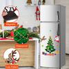 Home Security Door Decor Christmas Fridge Magnets, Soft Magnetic Santa & Tree Stickers, Reusable Party Supplies Holiday Magnet Ornaments for
