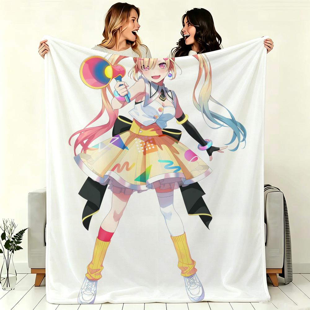 Character Figure M-Mewtypes Throw Soft Warm Throw Blanket For Bedroom Living Room Bed Travel Camping Picnic Gift