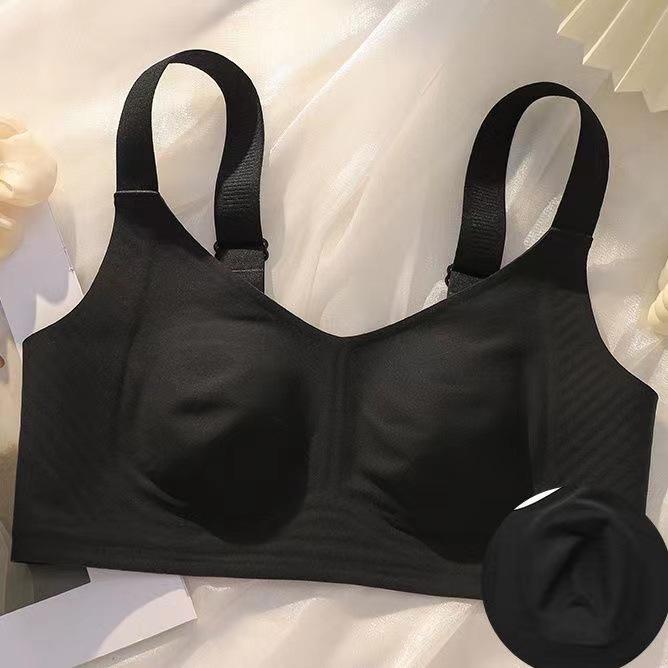 Seamless Ultra-Thin Bunny Ear Bust-Minimizing Bra - No Underwire, Side Support, Anti-Sagging