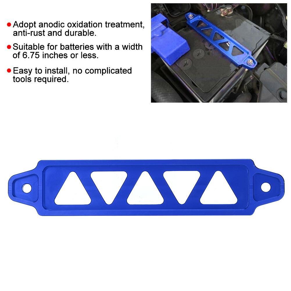 217mm8.5in Universelle Autobatterie Niederhaltebügel Halterung Befestigen Fix Halter StabilisatorBlau