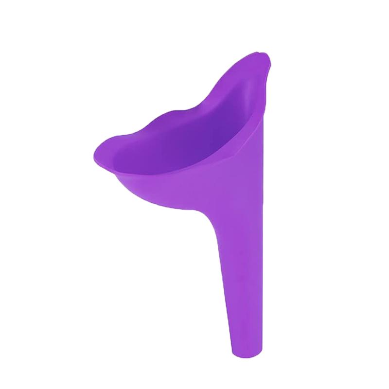 

Портативный аварийный туалетный писсуар для женщин, дорожный мочеприемник для детей, мужчин и женщин, выдвижной автомобильный писсуар фиолетовый