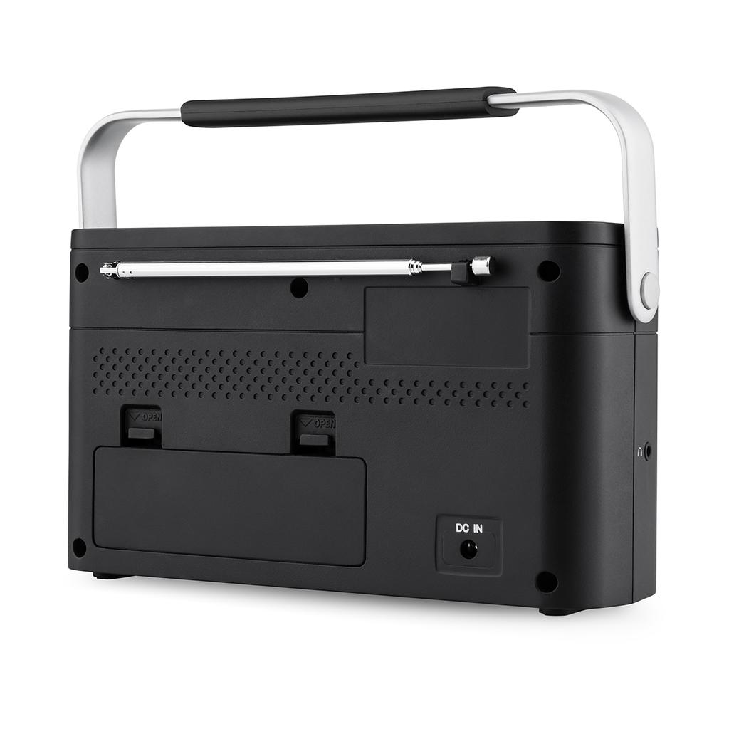Jvc Portable Radio Ra-E315B Fm Bluetooth 2 W Battery-operated Black