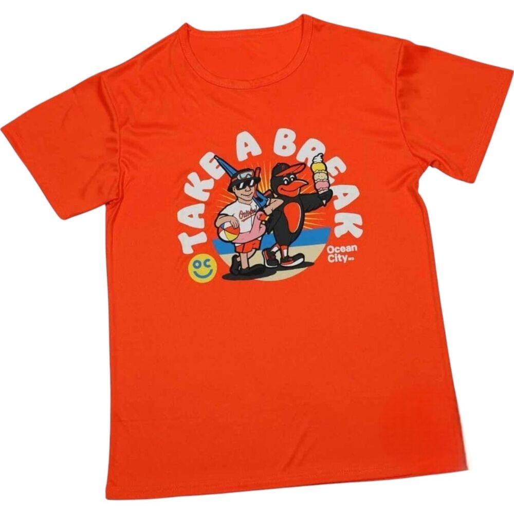NEW -  take a break  Orioles Beach Giveaway 2025 Unisex T-Shirt XXXXL