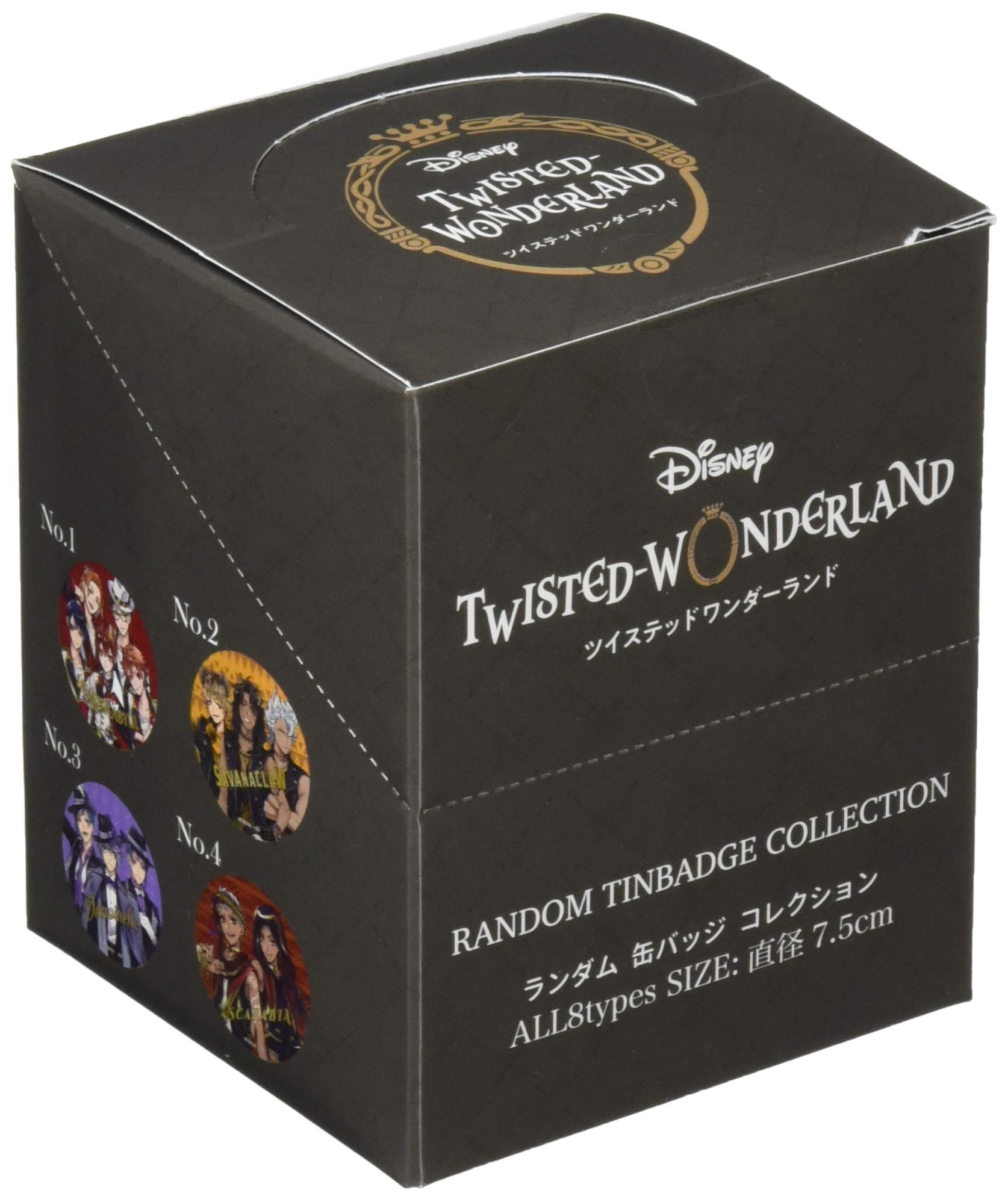 

Small Planet Disney Twisted Wonderland Коллекция слепых значков в банке 1 КОРОБКА APDS5702 Vol. (8 шт.)