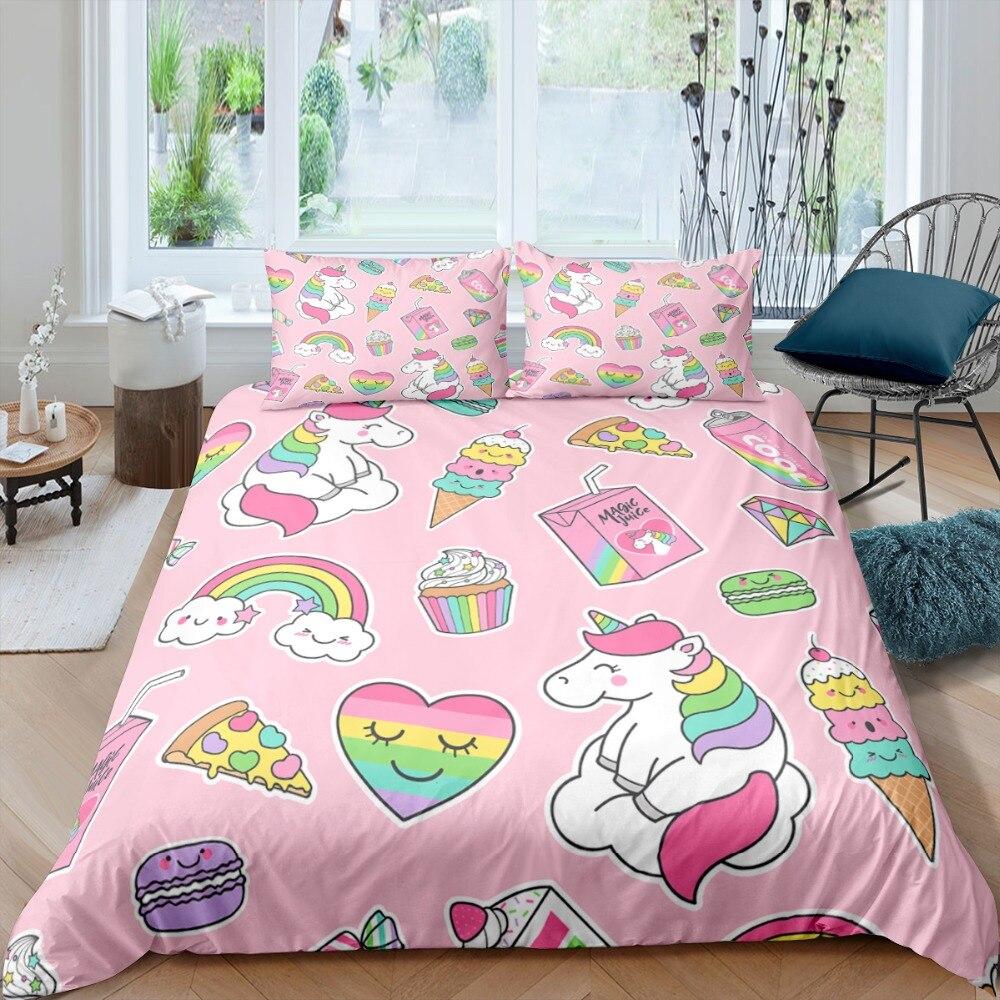 unicorn bedspread queen