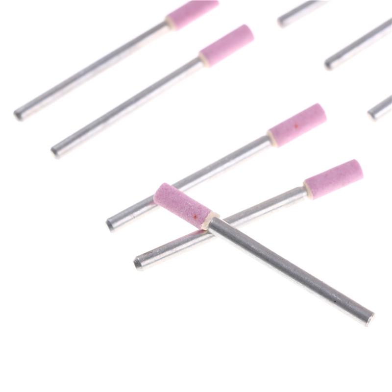 10x Chain Saw Sharpening Stone 3mm Shank 4mm Head Grinding Stone Round TipF_ch 10x Chain Saw Sharpening Stone 3mm Shank 4mm Head Grinding Stone Round TipF_ch