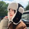 Autumn and winter Lei Feng hats, men's and women's outdoor cycling, cold-proof Northeast warm cotton hats, fleece thickened versatile flying hats