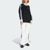 Adidas Originals 3-Stripes Jacquard Loose V-Neck Pullover Long Sleeve T-Shirt Women tops KD2897
