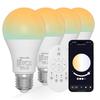 ORALUCE LED Bulbs, E26 Base, 60W Equivalent, Remote Control Included, Dimmable, 9W, 810LM, Daylight, Neutral White, Warm White, Remote Control, Night