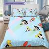 Carino Set Biancheria da Letto Le Superchicche, 1 Copripiumino & 2 Federe, Morbido Arredo Casa, Regalo Ideale per i Fan