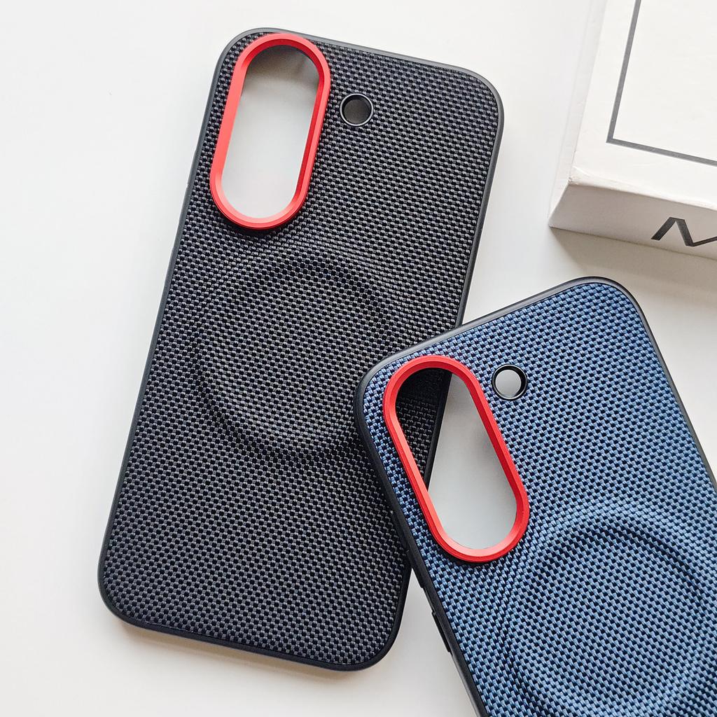For POCO X8 Pro Case Nylon Woven Matte Anti Fingerprint Magnetic Skin-friendly Back Cover For Xiaomi Poco X8 Pro 5G Shell Bumper