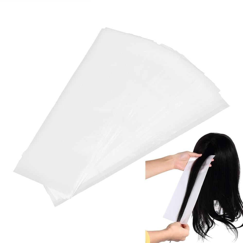100PCS Plastic Hair Dyeing Paper Sheets Precise Hair Highlight Tapes  Hairdresser Supplies