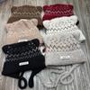 Winter Outdoor Velvet Thermal Ear Protection Hat Female Cute Bear Ear Knitted Hat Fashion Lei Feng Hat Wool Hat