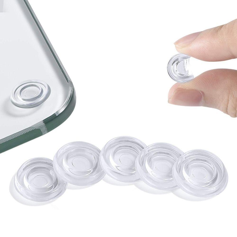 

Round Glass Table Top Bumpers Clear Under Glass Pads Durable Glass Table Top Anti Slip Pads