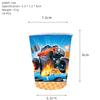 Monster Truck Theme servisesett inkludert tallerkener, kopper, servietter, duk