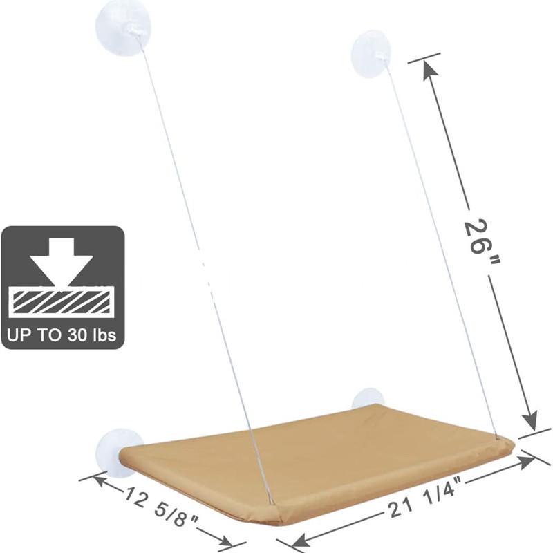 Hot-Selling Cat Hammock & Climbing Frame Suction Cup Windowsill Swing Nest Bed Mat