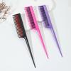 1pc Fashionable Mouse Tail Comb - Heat-resistant Carbon Fiber Comb with Durable ABS Handle For Hair Accessories
