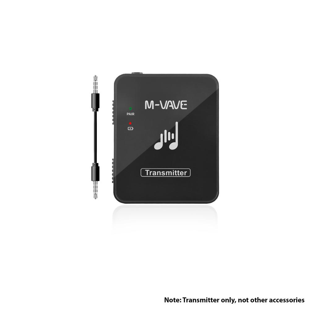 M-VAVE WP-10 2.4GHz Wireless Earphone Monitor Transmission System Rechargeable Transmitter & Receiver