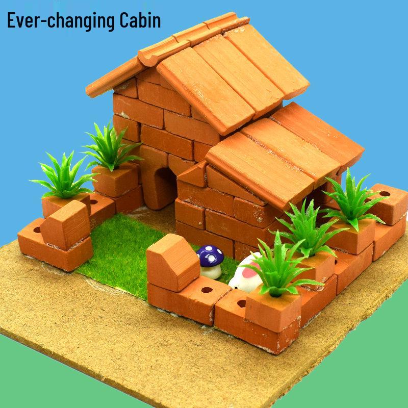 Little Bricklayer DIY Cement House Building Blocks - Educational Toy for Children