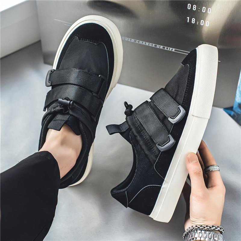 Trend Pánské Obuv pro volný čas Tenisky na plátno Pro muže Pohodlné Vulkanizované Boty Pánské Ploché Pánské Tenisky Boty Britský styl