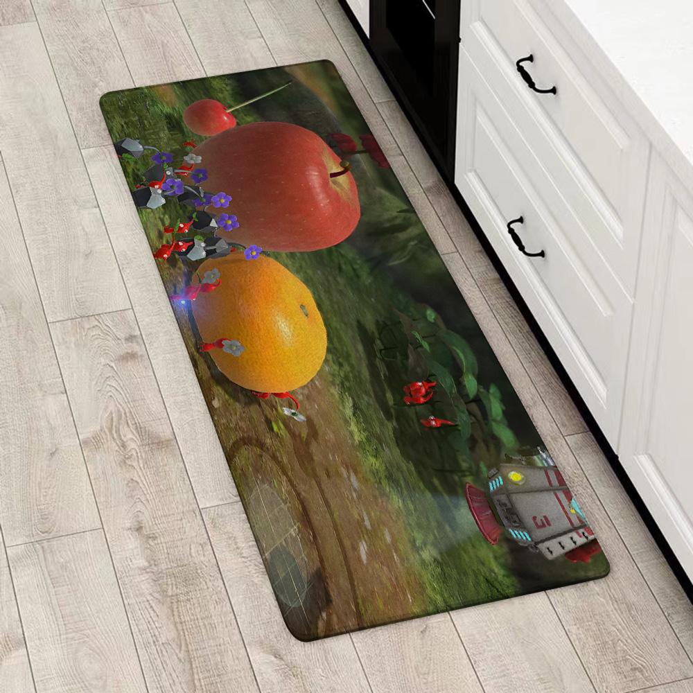 Entrance Front Door Doormat Cartoon PikminS Non-slip Kitchen Rug Living Room Rugs Balcony Bathroom Foot Mat Floor Mats Carpet
