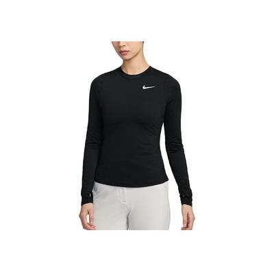 Dri-FIT UV Victory Sonnenschutz Schnelltrocknendes Langarm-Golfshirt Damen Tops Schwarz Weiß DH2069-010