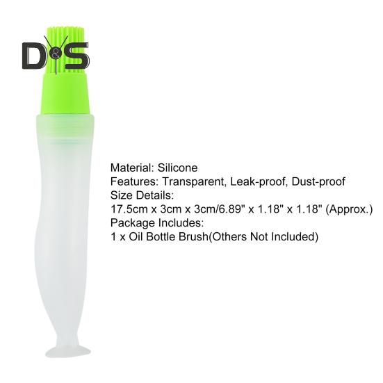 Effective Oil Bottle Brush Moisture Proof Food Grade High Toughness Bristles Grilling Brush Kitchen Tools
