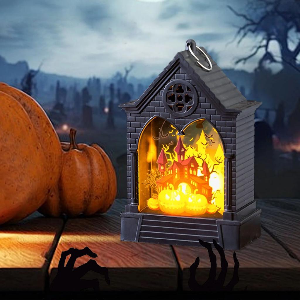 15.1 Inch Halloween Lights With Light Music Flash Ball, Battery Powered Powered Flash Light For Horror Halloween Party Home Table Decoration