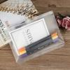 5pcs Transparent Zipper PVC Storage Bag Antioxidant Matte A5/A6 Cash Envelope Information Storage Folder School Office Supplies