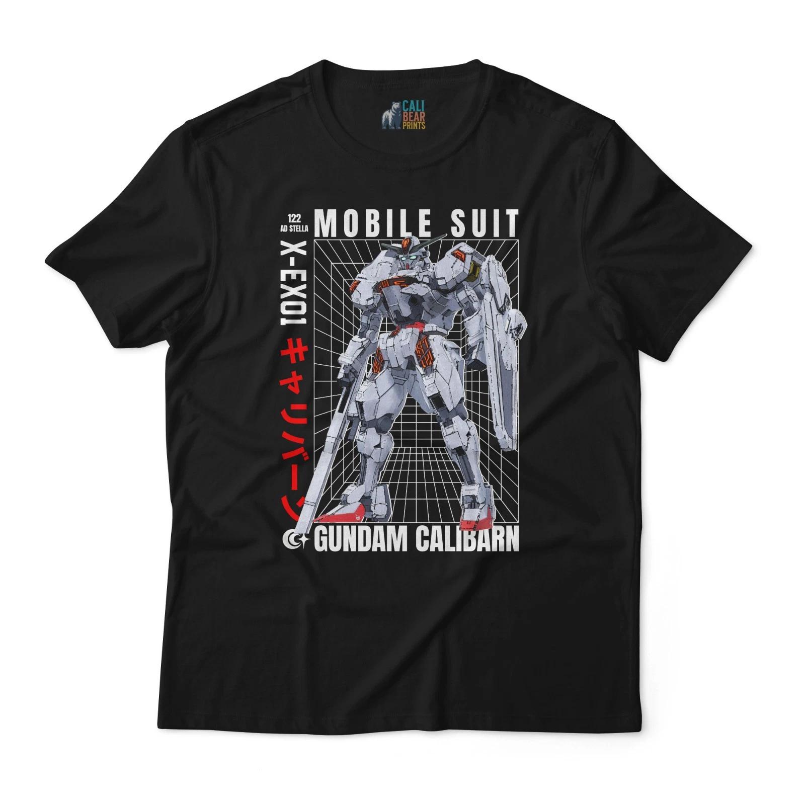Графическая футболка Gundam Calibarn X-EX01 – Футболка с изображением меха из аниме Mobile Suit Gundam L