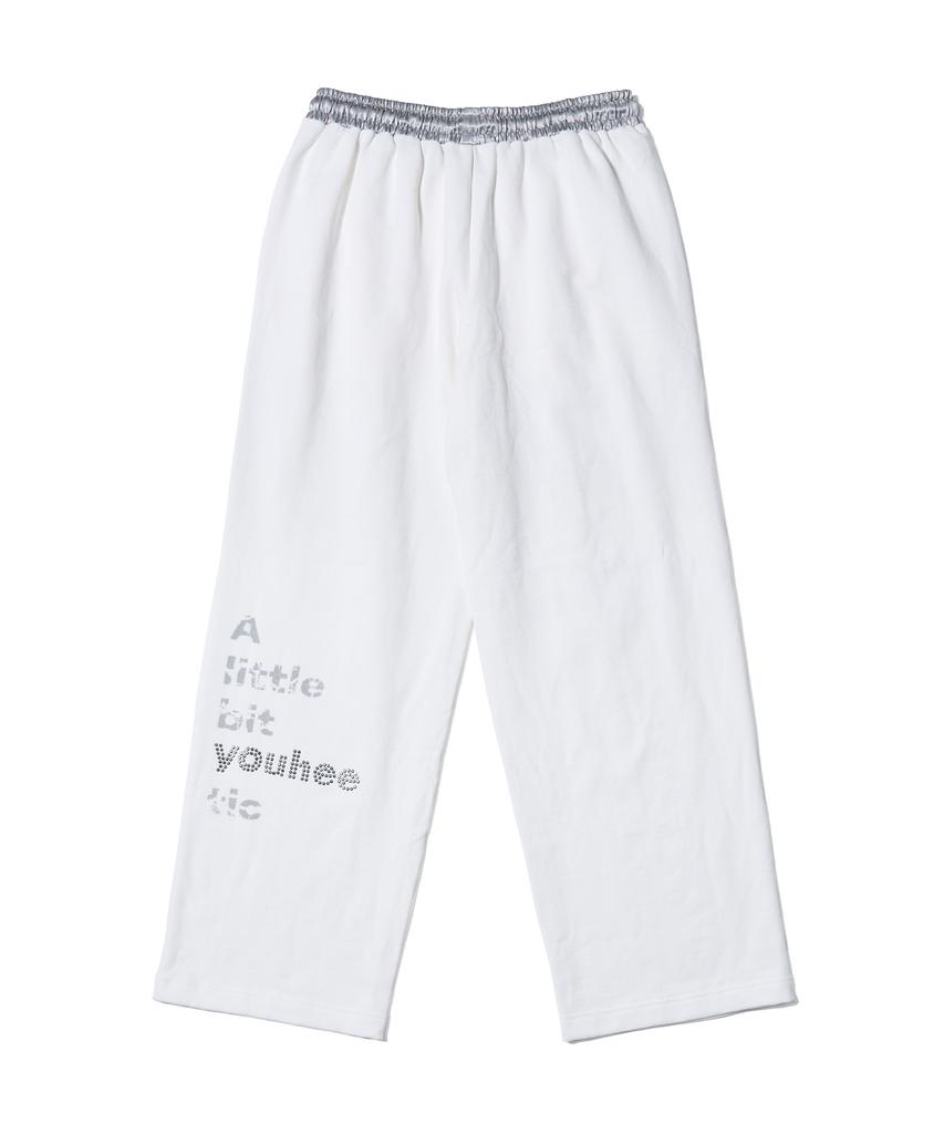 YOUHEE Youheetic Hotfix Sweatpants White