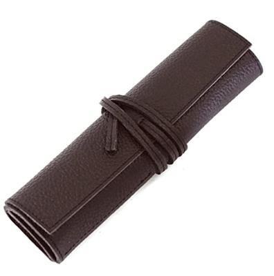 Bolígrafo enrollable de cuero genuino Lápiz de cuero Himeji Hecho a mano para Viene en una caja dedicada [Estilo acacia] Estuche, Estuche, Japón, Fabricado,