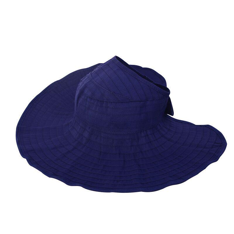 Korean Style Wide Brim Anti-UV Roll-Up Sun Hat for Adults
