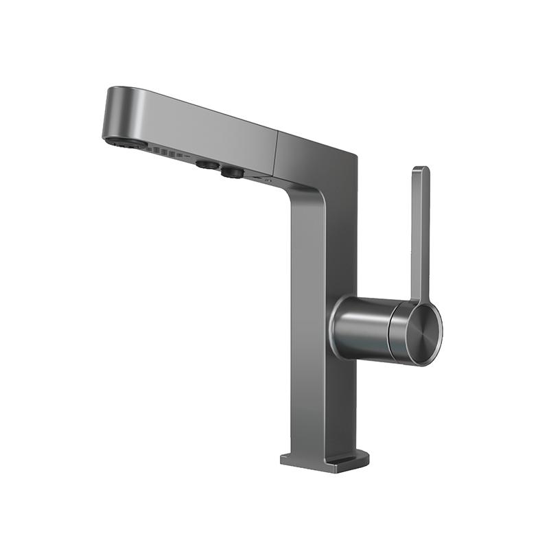 White/Black Temperature Digital Display Bathroom Basin Faucet 360 Rotation Stream Sprayer Hot Cold Water Mixer Sink Tap