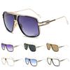 Square Flat Top Retro Vintage Big Oversized Aviator Sunglasses Mens Womens Usa