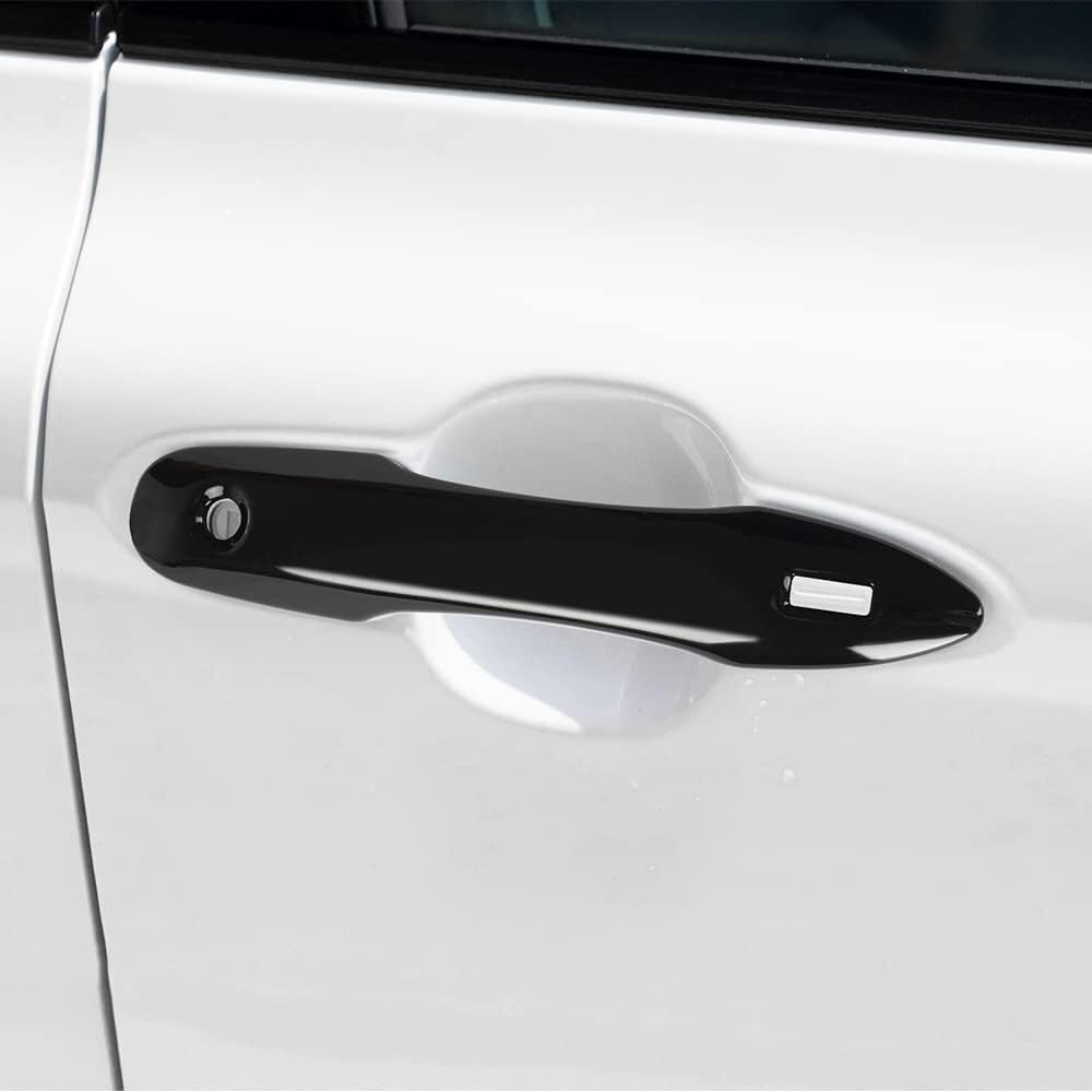 FUKUARE Door Handle Covers for Prius Yaris Cross Yaris Corolla Cross Corolla Corolla Touring Harrier and Camry (Black) (50 Series), (210 Series), (10
