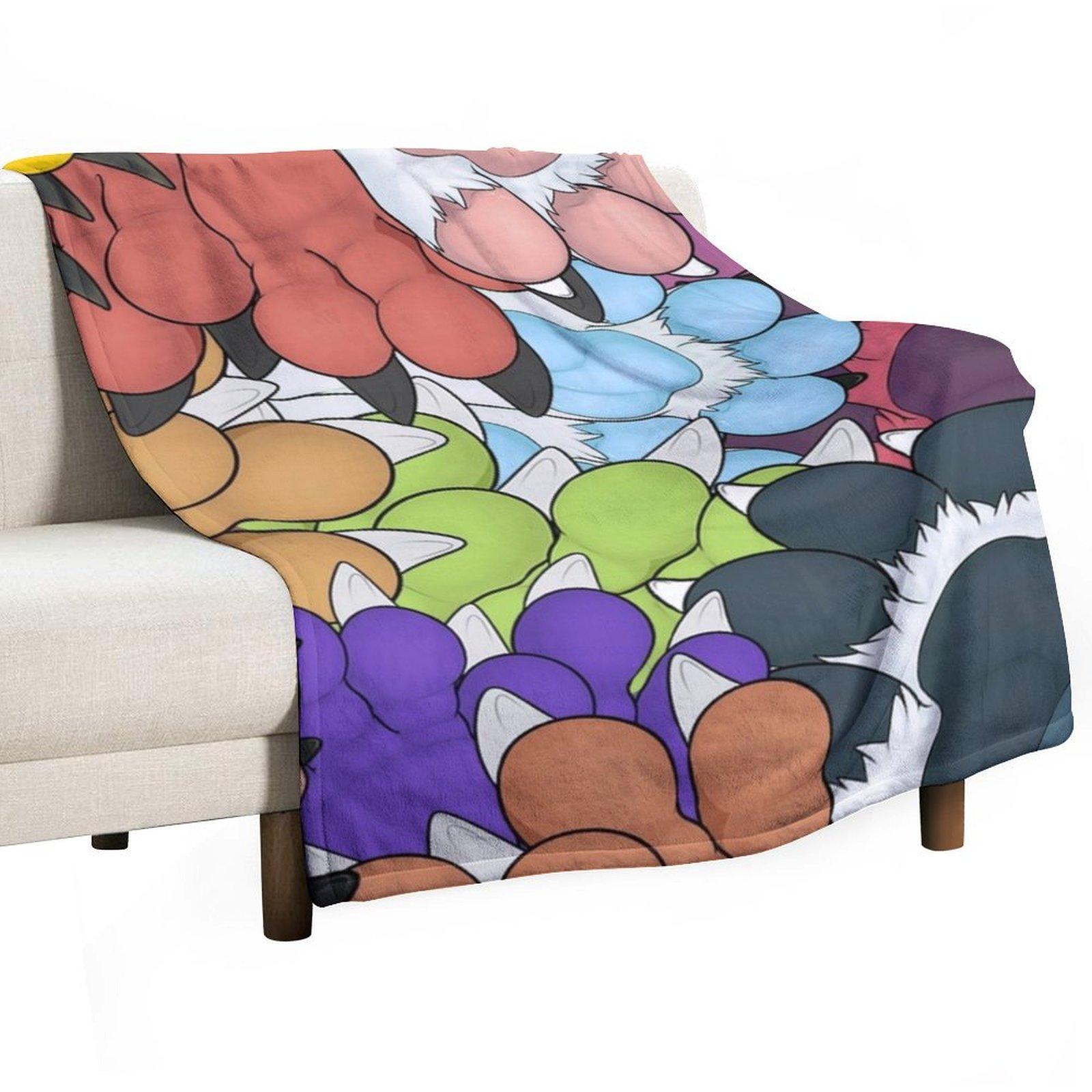 

Покрывало Paws Everywhere Термальное Красивые одеяла и одеяла среды 30x40in