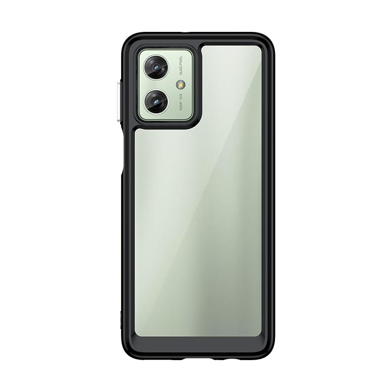 For Motorola Moto G54 Case Motorola Moto G84 G54 G14 Cover Luxury Clear PC Case Shockproof Silicone Protective Phone Back Cover