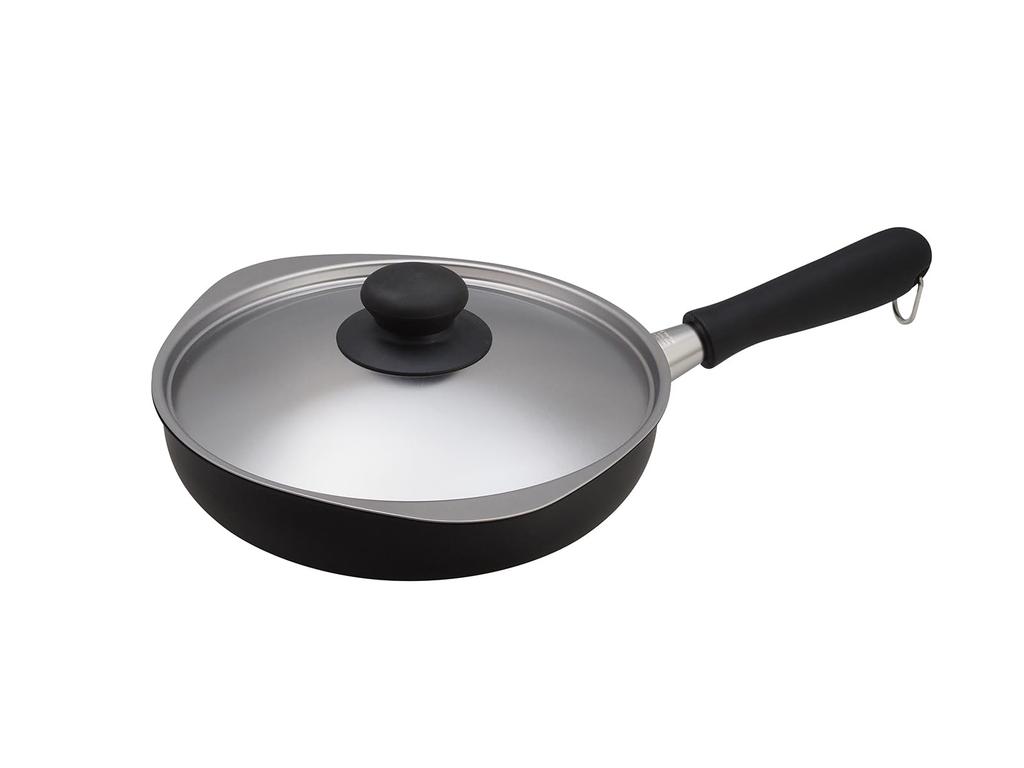 Sori Yanagi Sori Yanagi magma plate jern stekepanne med ujevn jernoverflate IH kompatibel 22cm Lokk inkludert God oljeabsorpsjon og rask varme