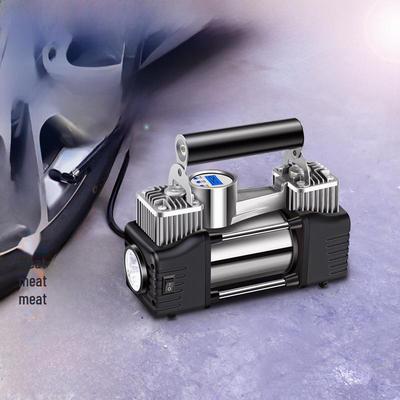Tragbare Doppelzylinder-Hochleistungs-12V-Autoreifen-Luftpumpe