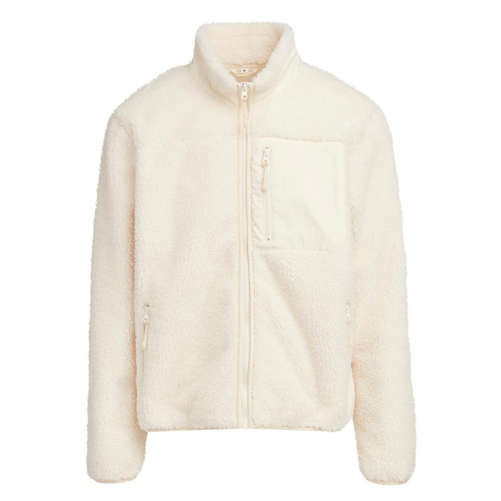 Build Your Brand Mens Bonded Sherpa Jacket
