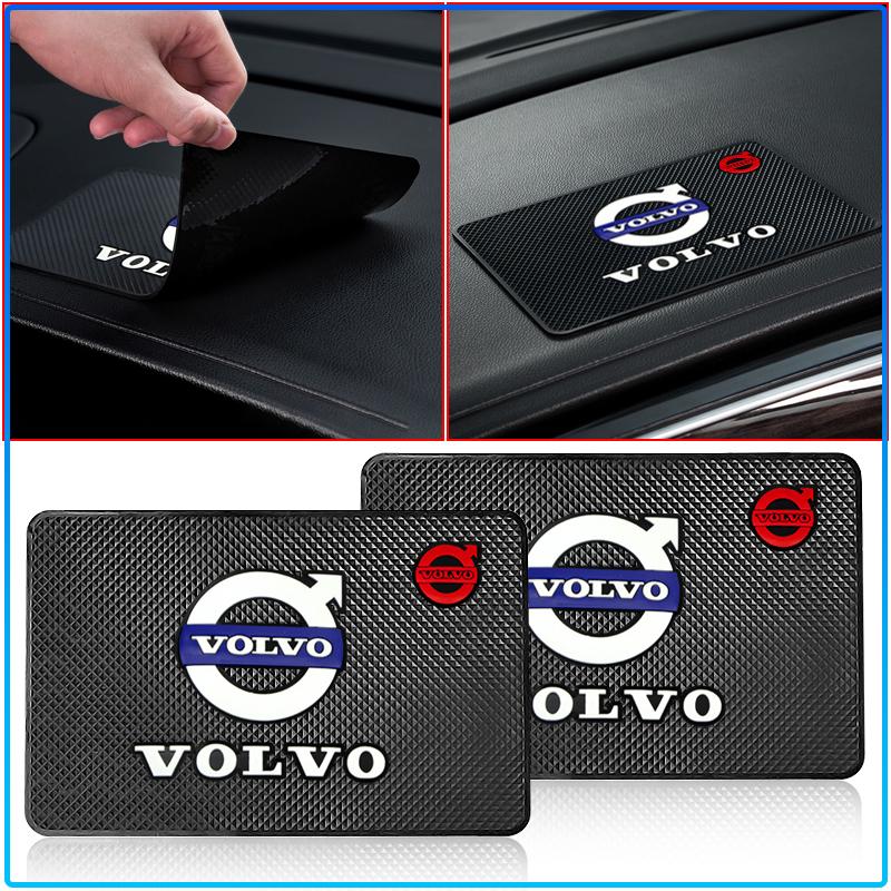 Tapete Antiderrapante para Carro Suporte para Celular Almofada Antiderrapante Acessórios para Carro Para Volvo XC90 XC60 XC40 V40 V50 V60 S40 S50 S60 S70 S80 S90 240 C70 Vnl Caminhão